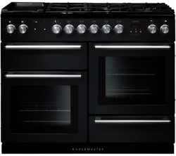 RANGEMASTER  Nexus 110 Dual Fuel Range Cooker - Slate & Chrome
